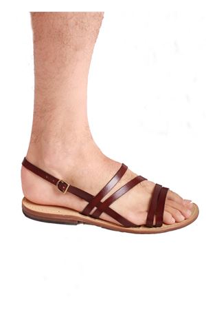 Brown Capri sandals for men Da Costanzo | DOPPIA F2MARRONE
